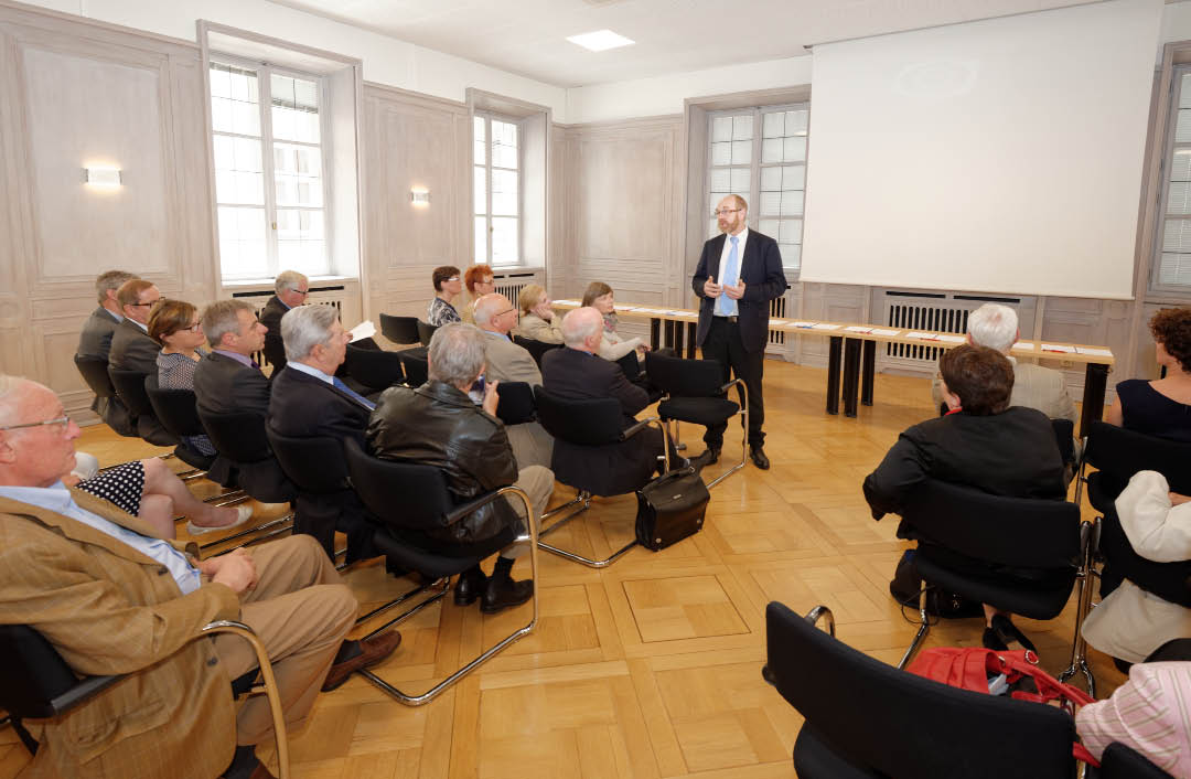 La conférence de presse pour le lancement de la plateforme de médiation et d'arbitrage d'Alsace s'est tenue en juin 2015 à la CCI de Strasbourg et du Bas-Rhin © Benoît Linder
