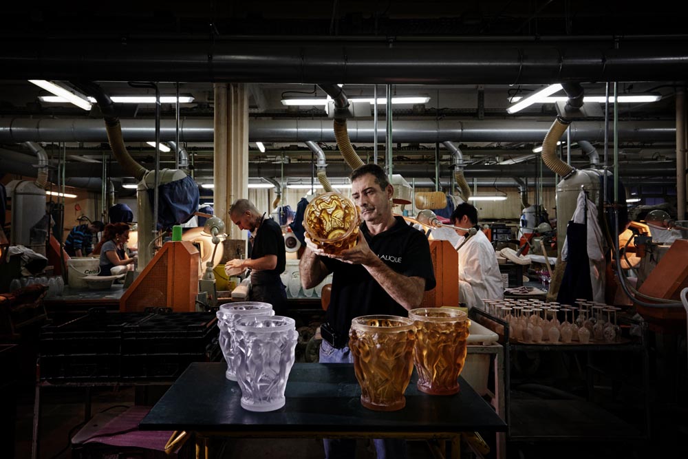 Fleuron alsacien, la cristallerie Lalique est une valeur sûre à l'export © Gilles Pernet