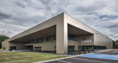 La nouvelle usine Simea de Keskastel inaugurée fin 2016 © DR / Architecte : archiclub