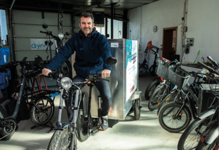 Le type de vélo, sa taille et sa motorisation sont personnalisés en fonction des besoins du client. © Dorothée Parent
