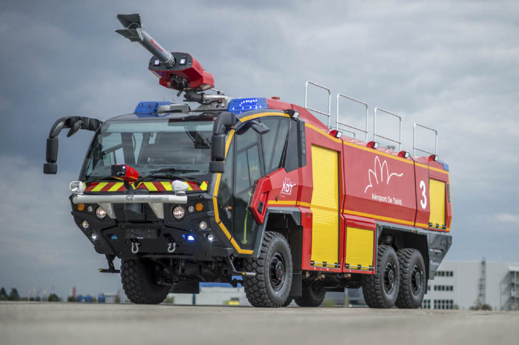 La société autrichienne Rosenbauer est leader mondial des camions de pompiers. © DR