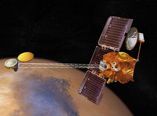 Le savoir-faire de Mirion Technologies a permis de détecter la présence d’eau sur Mars. @DR