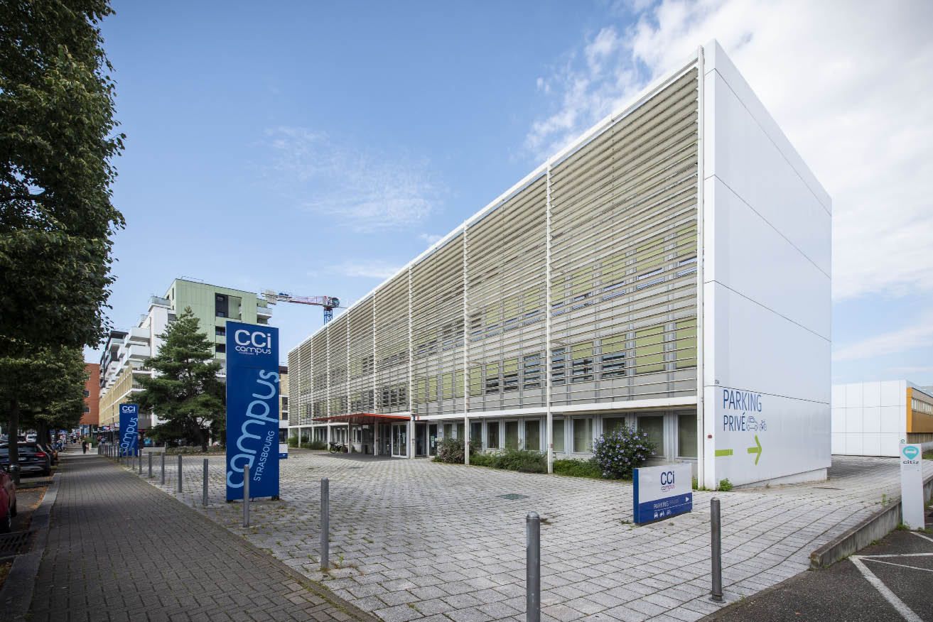 CCI Campus forme chaque année, sur ses trois sites de Colmar, Mulhouse et Strasbourg, 1 800 étudiants en formation diplômante par alternance et 5  300 stagiaires en formation continue. © Dorothée Parent 