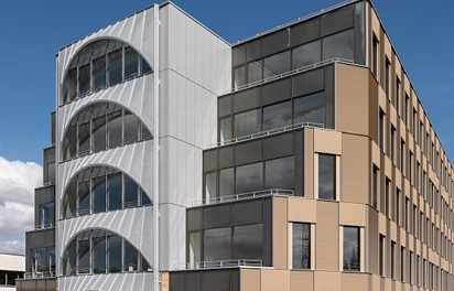 Inauguré en octobre dernier, le « My Platinium »,  un nouvel immeuble de bureaux du quartier d’affaires Gare TGV de Mulhouse. ©  Architecte Michel Delplace, Anma  - Architecte Nicolas Michelin Associés