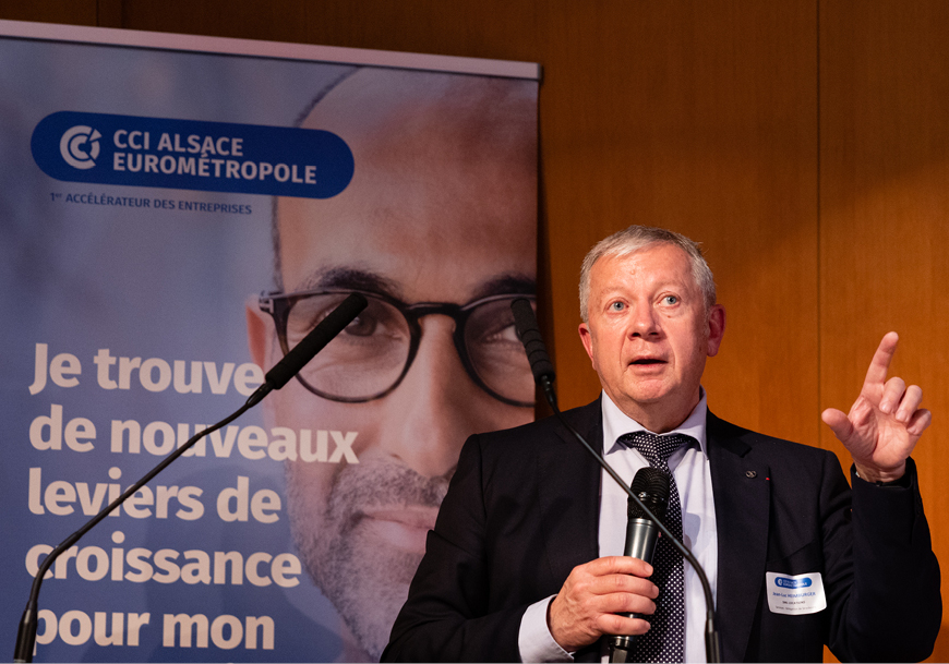 Jean-Luc Heimburger - Président de la CCI Alsace Eurométropole © Serge Nied