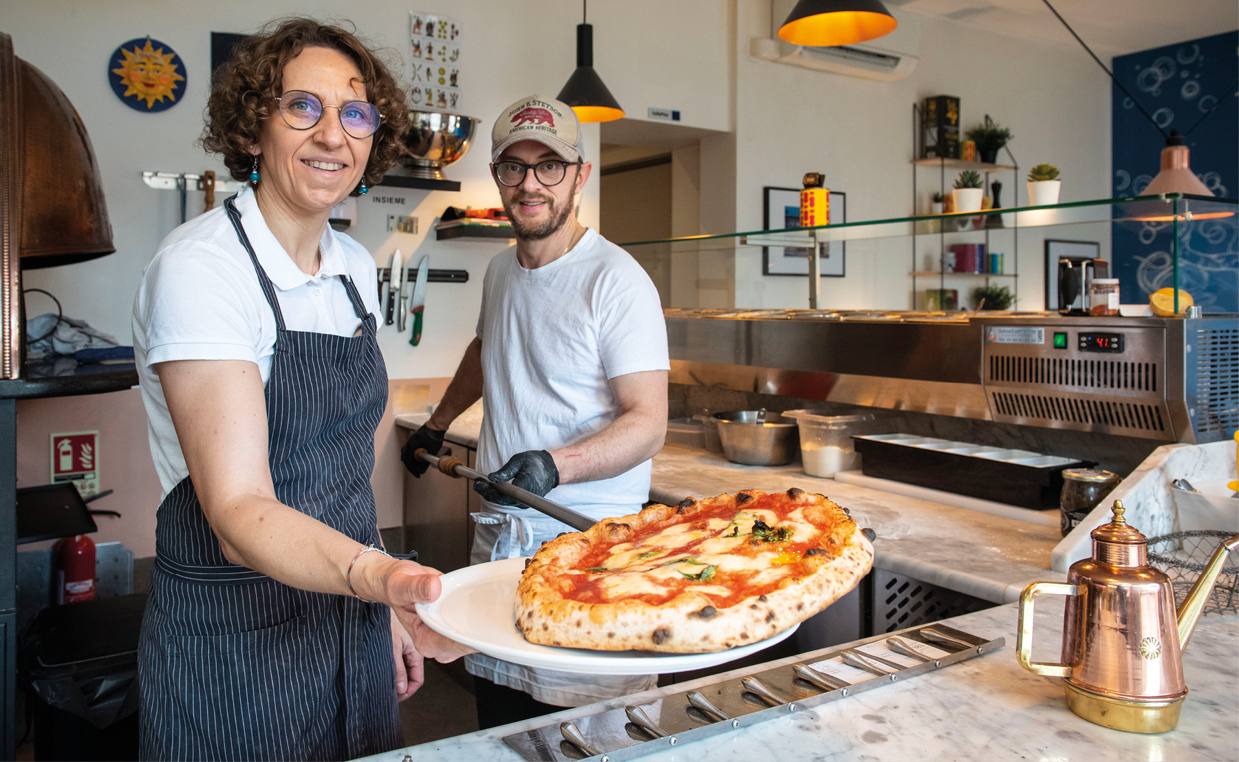 Éric Lullo a suivi les cours de la Verace Pizza Napoletana à Naples, une référence en matière de pizza. © Dorothée Parent