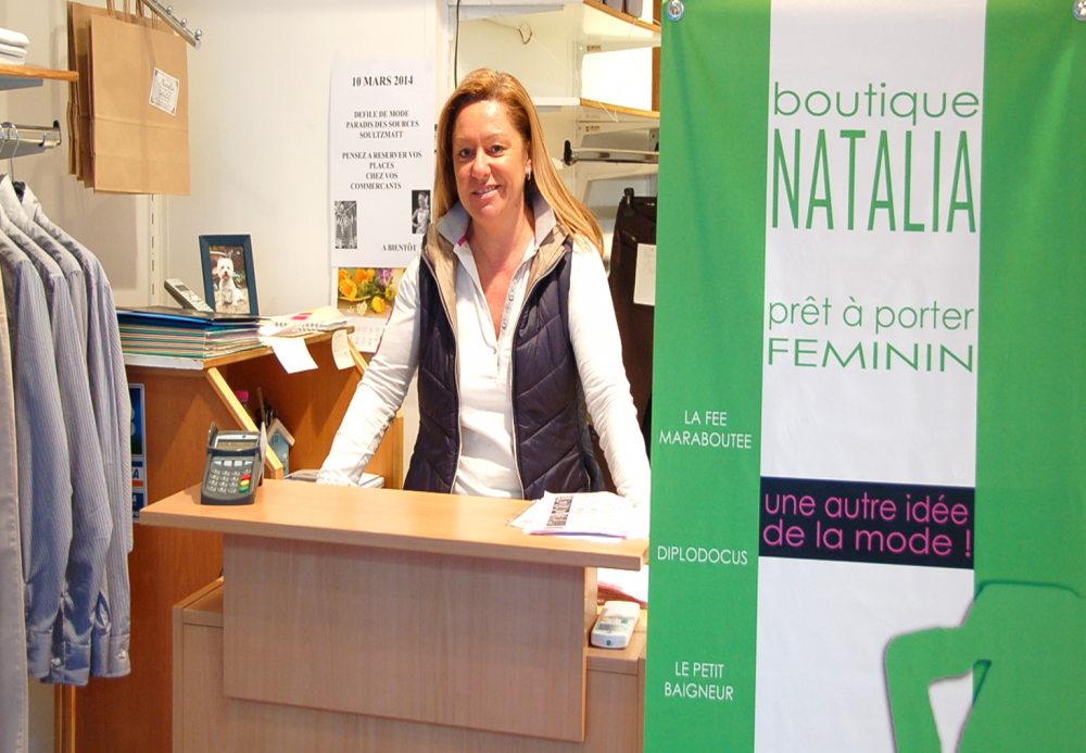 Nathalie Voegelin, gérante de la boutique Natalia à Guebwiller