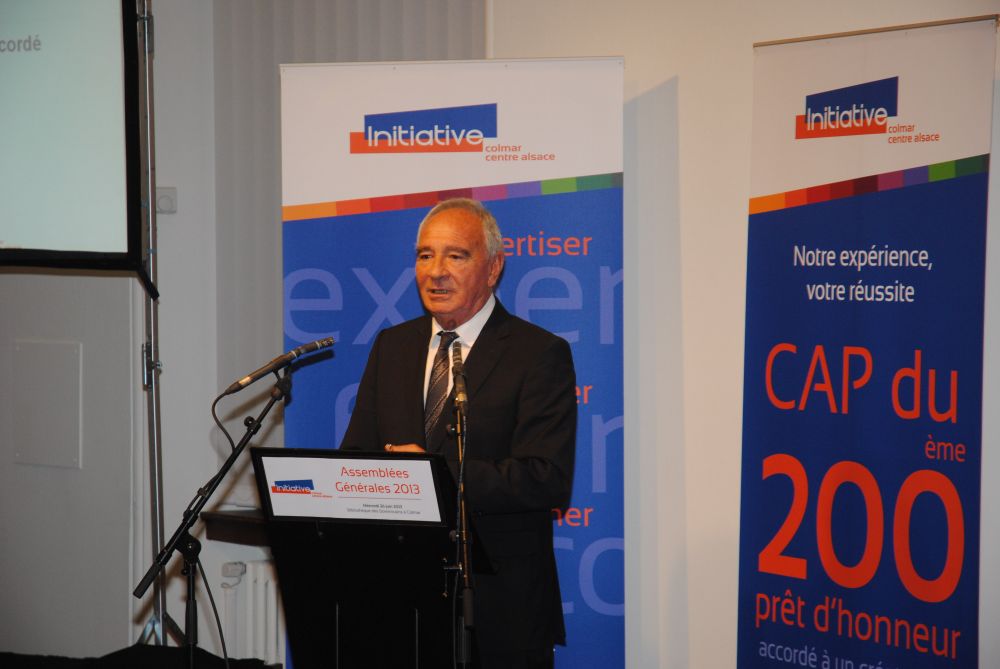 Jean Bernheim, Président de la plateforme Initiative Colmar Centre-Alsace