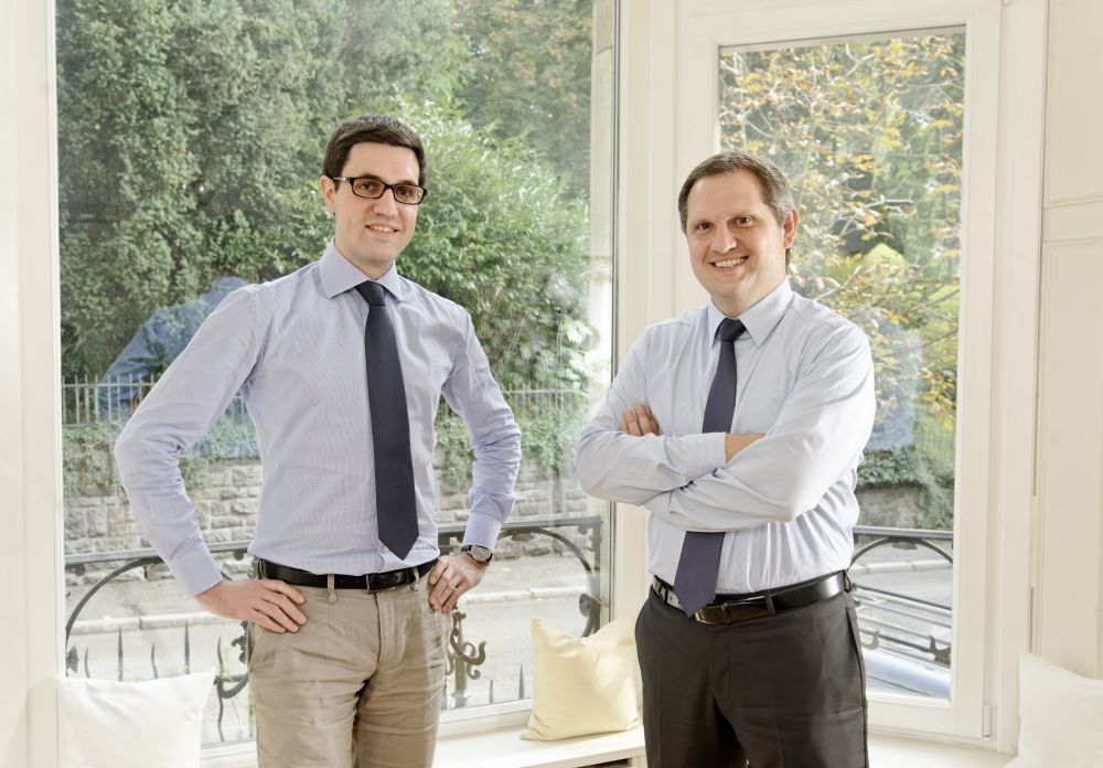 Raphaël Schindler (à gauche) et Jörg Luft, du cabinet Epp&Kühl. Photo Benoît Linder